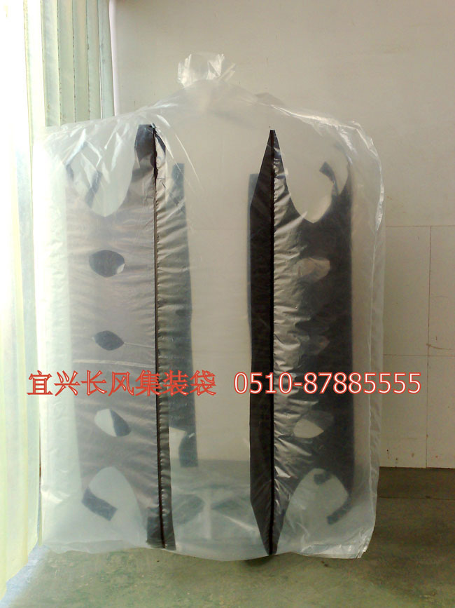 Expansion proof inner bag (internal pull through for spacer pattern)