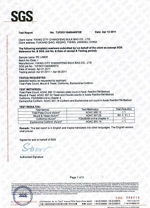 SGS Health Report